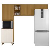 Armário De Cozinha Amélia Freijó Uv/ripado/off Acetinado Z44 - Mpozenato