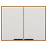 Armário De Cozinha Aéreo 80cm Nala Freijó Uv/off Acetinado Z44 - Mpozenato