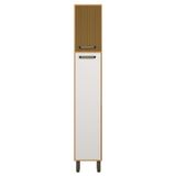 Paneleiro De Cozinha 40cm Emily Freijó/ripado/off Acetinado Z44 - Mpozenato