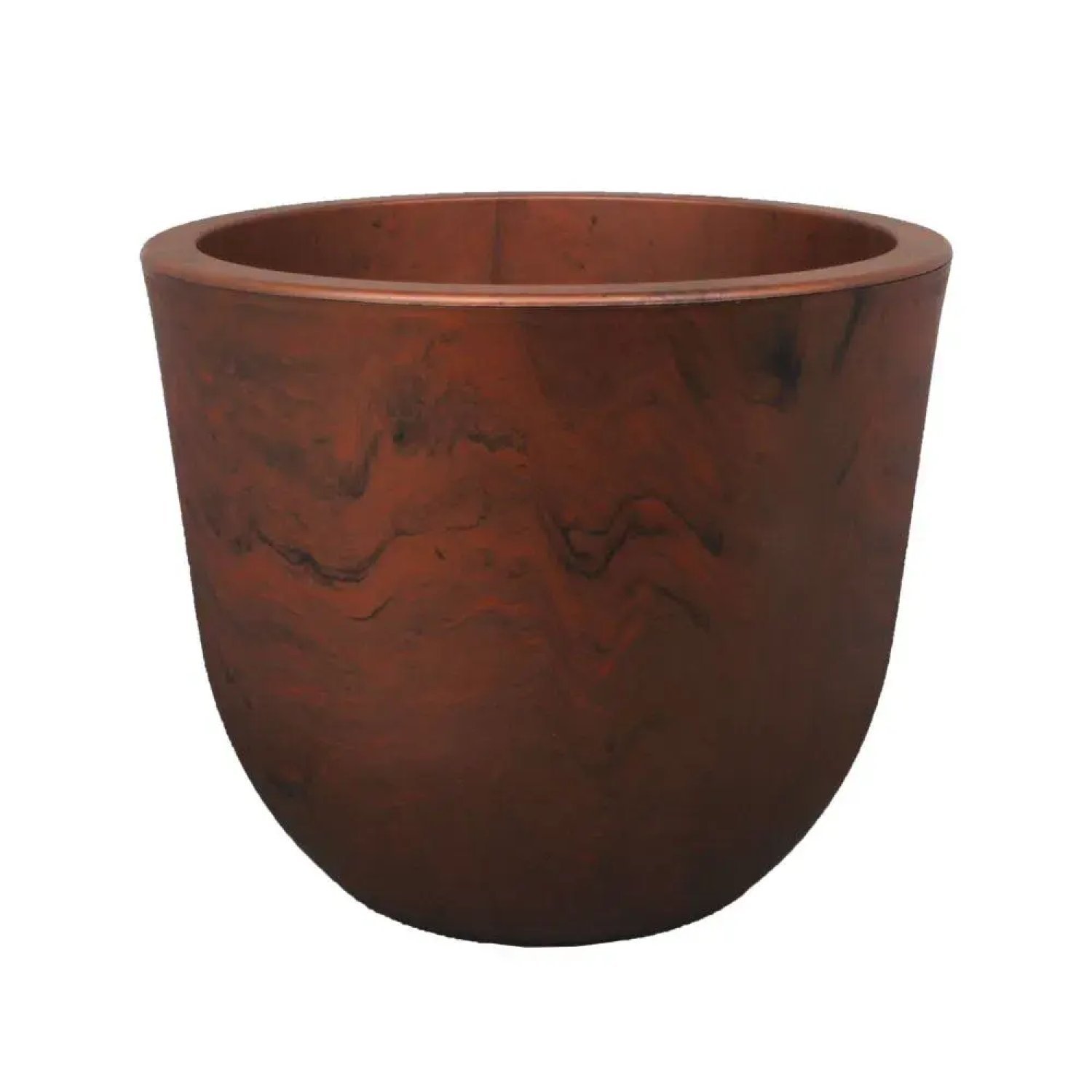 Vaso Concept Redondo N2 Japi Aço Corten