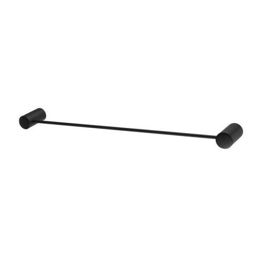 Porta Toalha Linear Atria Matt Meber Preto