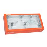 Kit Acessórios Para Banheiro 5 Peças Cromado Clic Meber