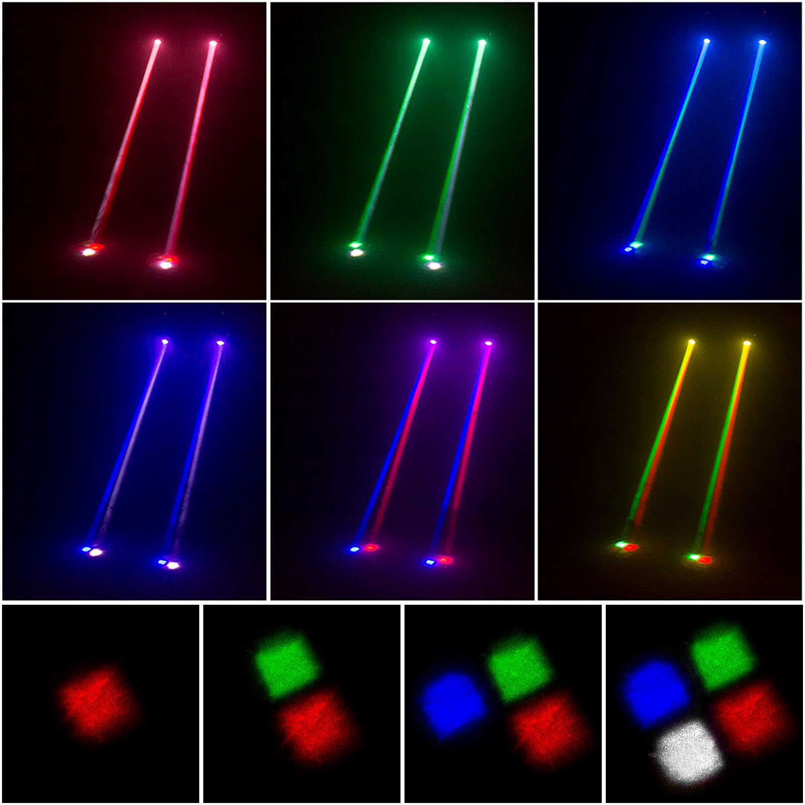 Moving Head Dj Lights U`king Mini Led Rgbw Stage Lighting (2