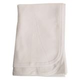 Cobertor De Recebimento Bambini Algodão Branco 100% Flanela 30x40cm