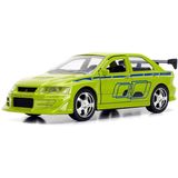 Carro Fundido Sob Pressão Jada Toys Fast &amp; Furious 1:32 Brian&#39;s 2002 Mitsubishi Lancer Evo