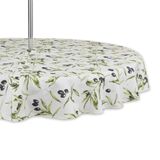 Toalha De Mesa Dii Indoor/outdoor Olive Print 152cm Redonda