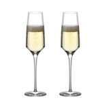 2 Taças De Cristal Espumante Champagne Eleganza Fracalanza