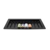 Bandeja De Chips De Mesa Dealer Da Vinci Com Capacidade De 500 Chips De 10 Fileiras