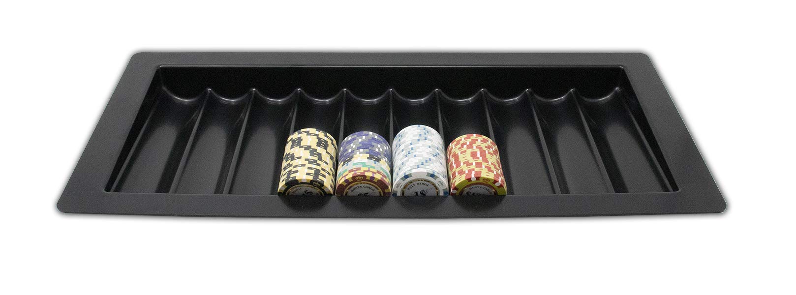 Bandeja De Chips De Mesa Dealer Da Vinci Com Capacidade De 500 Chips De 10 Fileiras