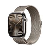 Apple Watch Series 10 Gps + Cellular Caixa Natural De Titânio 46 Mm Pulseira Natural Estilo Milanês