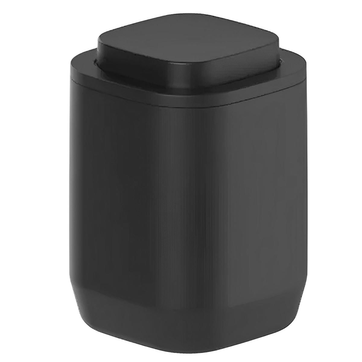 Porta Algodão Cotonete Bancada Banheiro Moderno Ou Preto