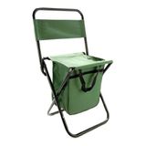 Cadeira Camping Dobrável Com Bolsa Organizador, Banqueta Portátil, Mochila Para Pesca E Praia, Banquinho Com Porta Objet
