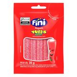 Bala Fini Regaliz Tubes Morango Cítrico - 10 Embalagens De 35g
