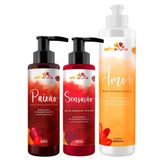 Kit Beleza Ruiva Tonalizante Paixão, Sensação E Diluidor