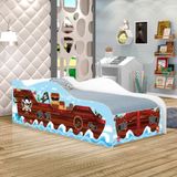Cama Carro Barco Pirata Kids Solteiro