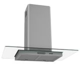 Coifa De Ilha Vidro Reto Inox 4 E 5 Bocas 90cm - Fogatti