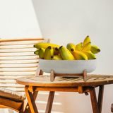 18 Bananas Permanentes Super Realista (20cm) Ideal Para Ambientes Internos, Festas E Cenários Teatrais