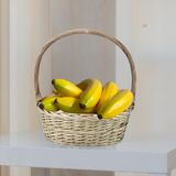 15 Bananas Artificiais Decorativa - Fruta Com Aparência Natural Ideal Para Casas, Festas E Eventos