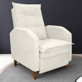 Poltrona Reclinável Leeds Boucle Natural