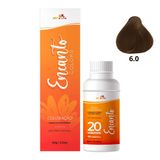 Kit Beleza Ruiva Encanto Colors 6.0 E Oxigenada 20vol 6%