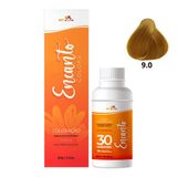 Kit Beleza Ruiva Encanto Colors 9.0 E Oxigenada 30vol 9%