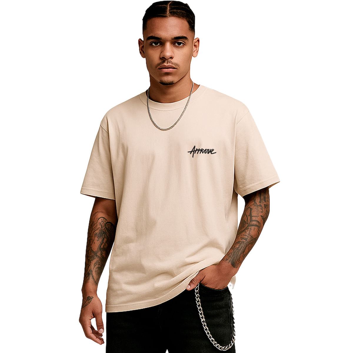 Camiseta Approve Mascuina Bold Basic