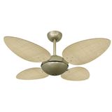 Ventilador De Teto Volare Office Petalo Palmae Natura 220v