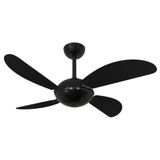 Ventilador De Teto Volare Preto Fly Office Preto 110v