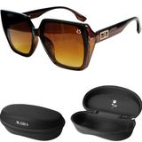 Oculos Sol Quadrado Feminilidade Protecao Uv Qualidade