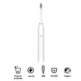 Escova Elétrica Infantil Para Dentes Com Limpeza Oral