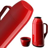 Jarra Garrafa Térmica Bule Inox E Jarra Colorida Ampola Interna Vidro Tereré Chimarrão Café Leita Água Quente Cor:garraf