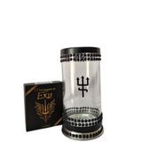 Kit Box Exu + Porta Vela Vidro Exu Tridente Preto