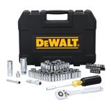 Conjunto De Ferramentas Dewalt Mechanics 1/4 Polegada Drive 84 Piece Dwmt45424