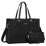 Bolsa Para Laptop Lovevook Canvas Para Mulheres De 15,6 Polegadas Com Bolsa