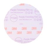 Filme De Acabamento Roxo De Disco Abrasivo 3m Hookit 30667 1500+ 6 Polegadas