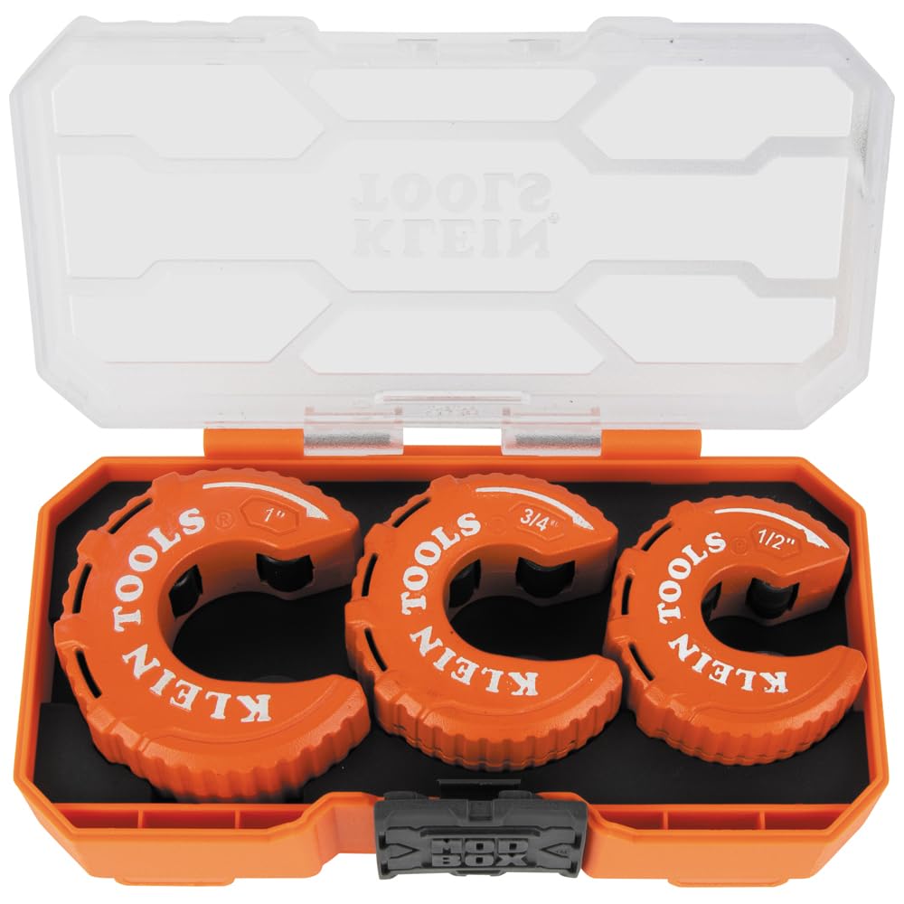Conjunto De Cortadores De Tubos De Cobre Klein Tools 50048 C-style De 3 Peças