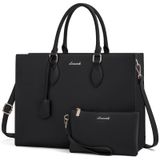 Bolsa Para Laptop Lovevook Para Mulheres Em Couro Impermeável De 15,6"