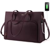 Bolsa Para Laptop Lovevook, Bolsa De Trabalho Impermeável De 15,6 Polegadas Para Mulheres
