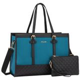 Bolsa Para Laptop Lovevook Canvas Para Mulheres De 15,6" Com Bolsa Embreagem