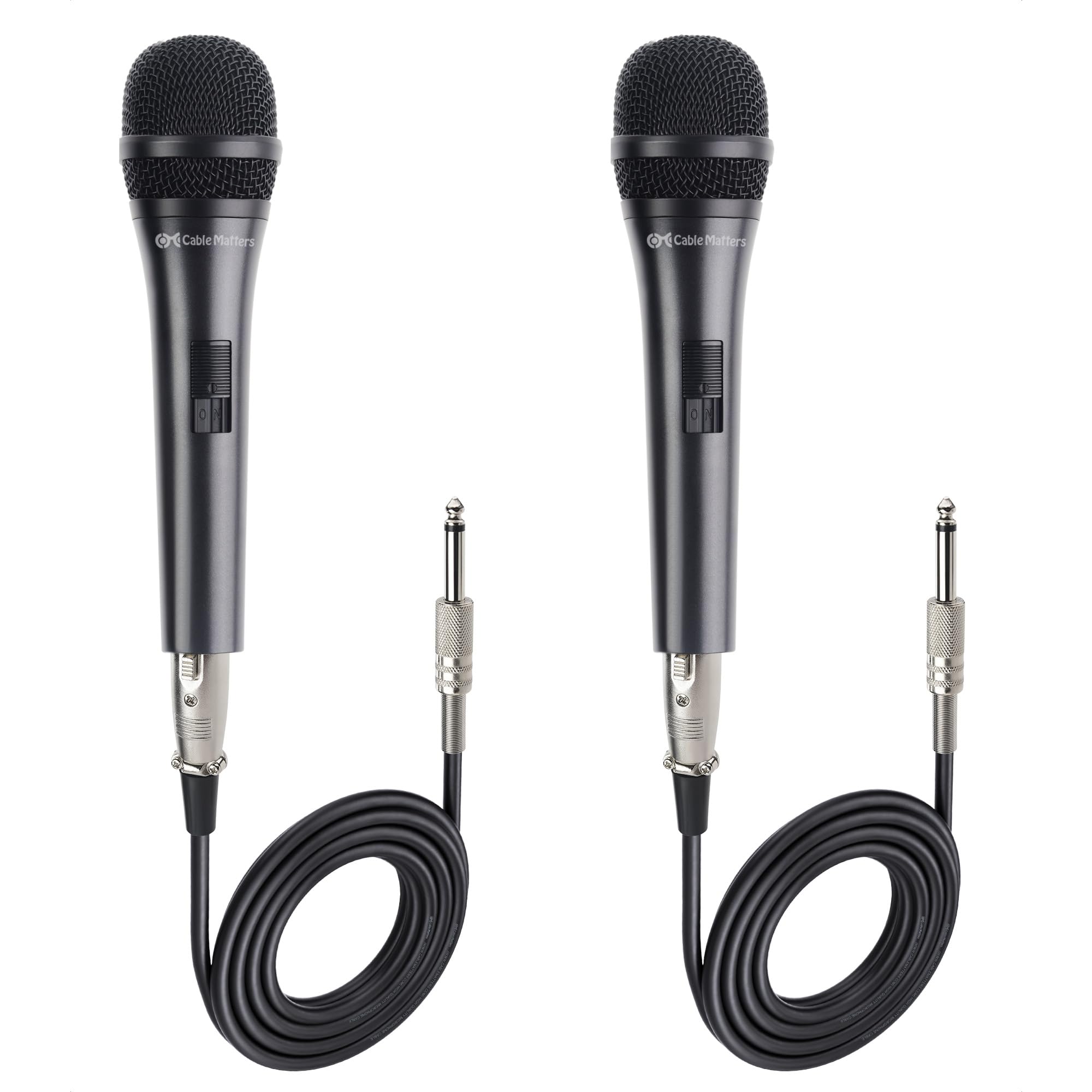 Microfones Vocais Cable Matters Cardioid Dynamic, Pacote Com 2