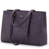 Bolsa Para Laptop Lovevook Para Mulheres Em Couro Impermeável De 15,6"