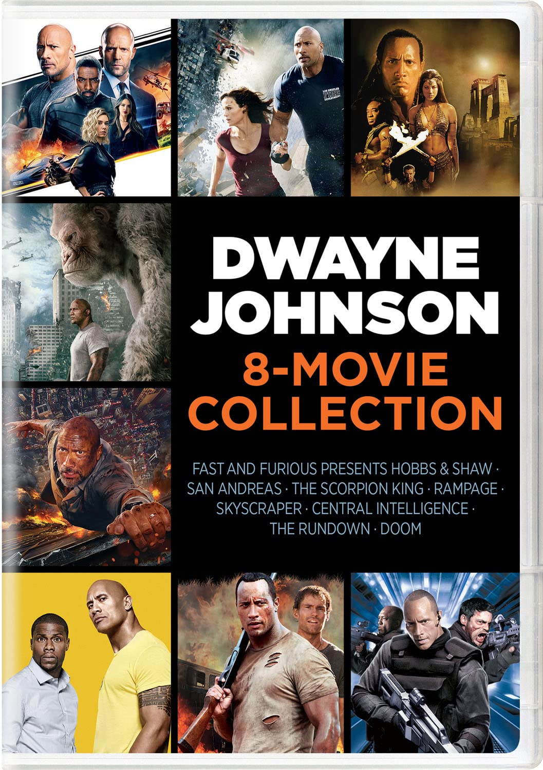 Dvd: Coleção De 8 Filmes De Dwayne Johnson