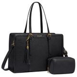 Bolsa Para Laptop Lovevook, Bolsa De Couro Vintage De 15,6" Com Bolsa