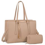 Bolsa Para Laptop Lovevook Leve De Couro Pu De 15,6 Polegadas Para Mulheres