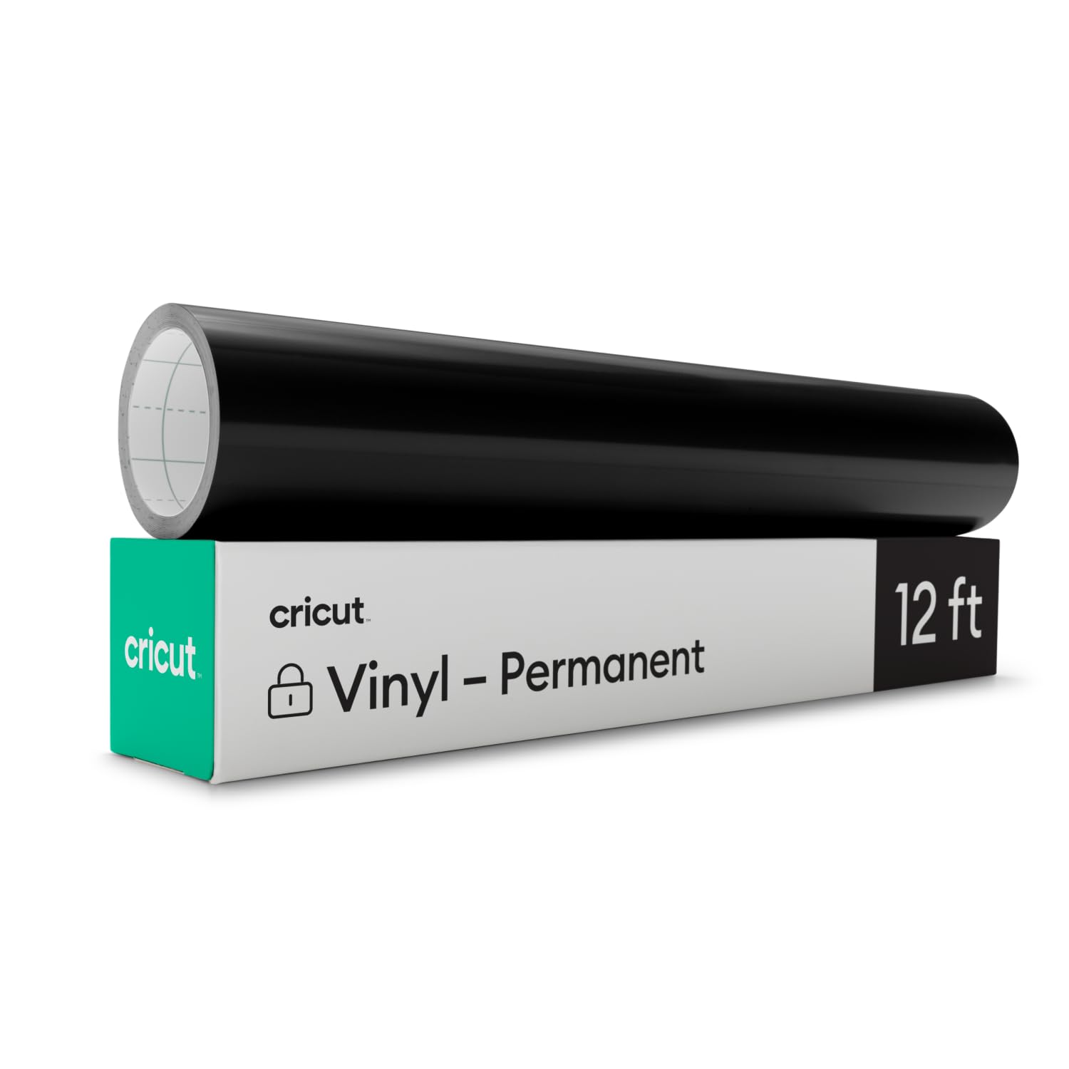 Vinil Cricut Premium Permanent 12 Pés Preto, Pacote Com 3