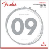 Cordas De Guitarra Elétrica Fender Super 250 Niqueladas