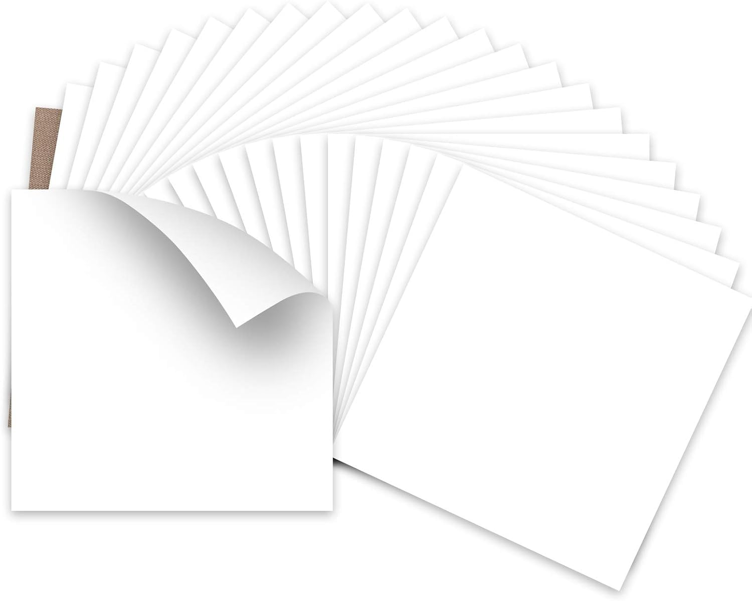 Vinil De Transferência De Calor Htvront Branco 24 Folhas 30x30cm