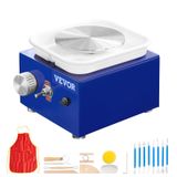 Roda De Cerâmica Vevor Mini 30w Para Crianças De 8 A 12 Anos Com 2 Toca-discos