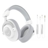 Fones De Ouvido Com Monitor De Estúdio Fifine H8 Com Fio Brancos