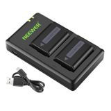 Conjunto De Carregador De Bateria De Câmera Neewer Np-fw50 Para Sony Zv-e10